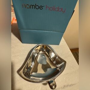 Nambe Holiday silver bowl